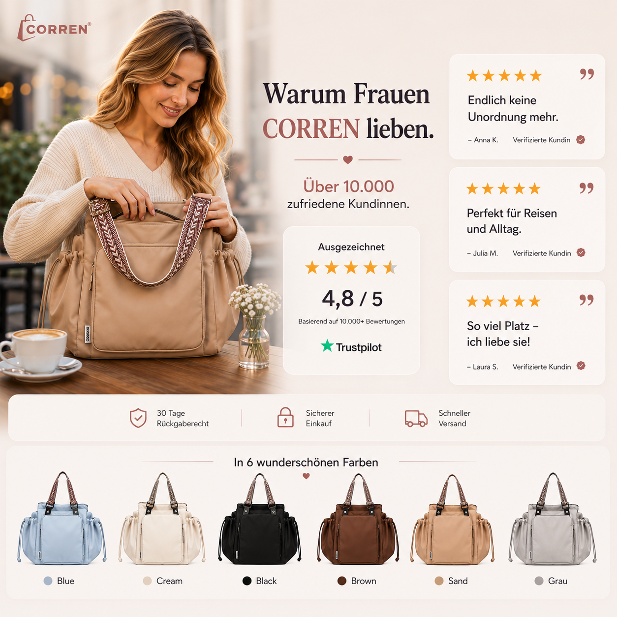 CORREN® AlltagsTasche