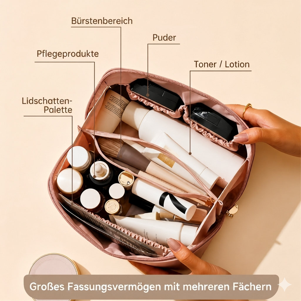Wasserabweisender Make-up Reise-Organizer