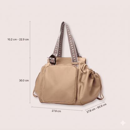 15 Fächer Handtasche von CORREN® - die perfekte wasserabweisende Organizer Tasche für Damen